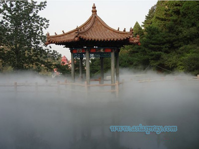 Mist system in Lianhua Mountain